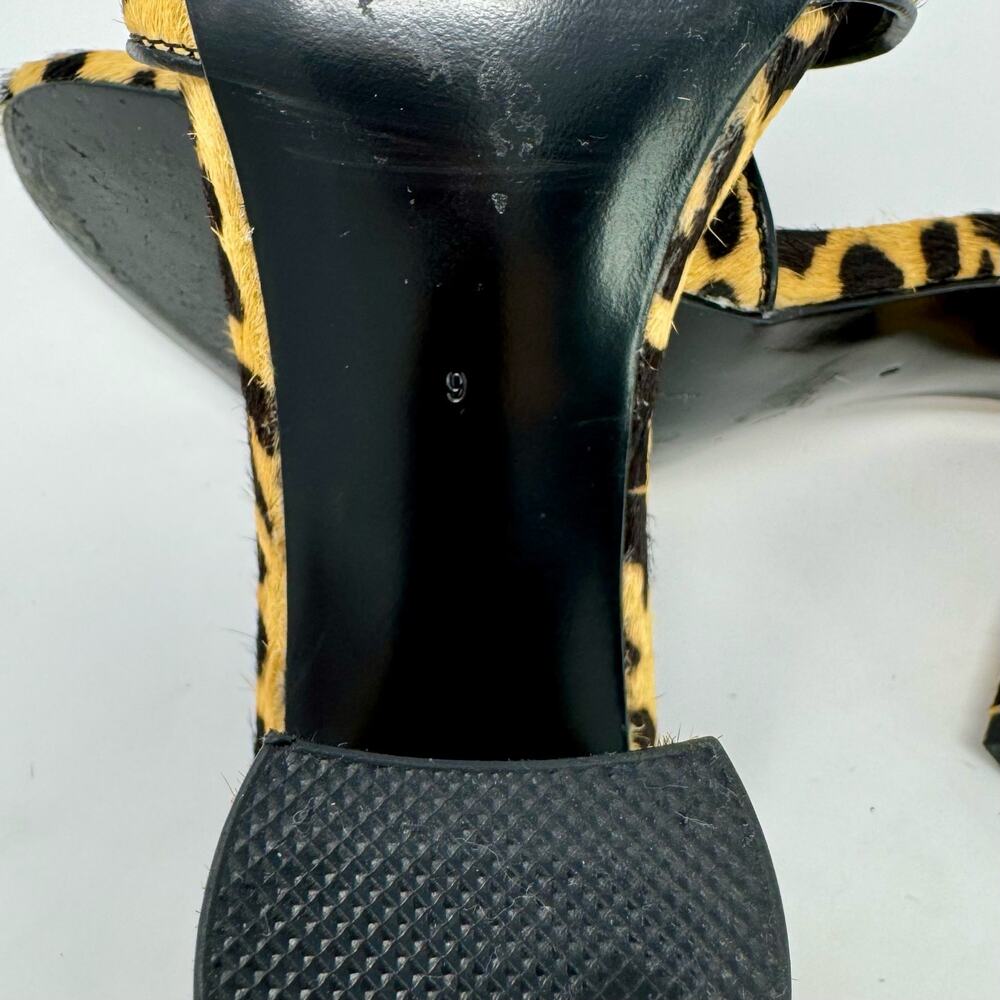 Leopard Print High Heel Sandals - Picture 9 of 10